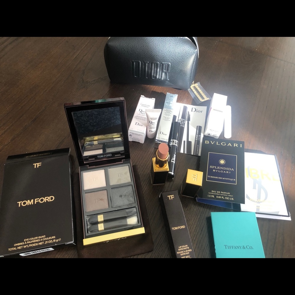 Tom Ford Eye Color Quad + Lip Color Matte + Dior++